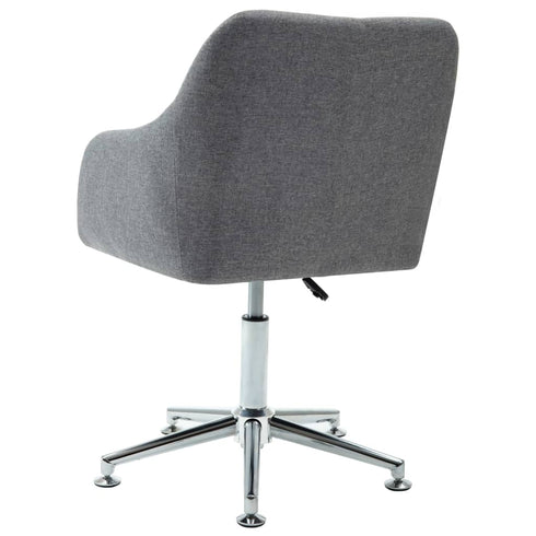 Swen Studio -  Swivel Dining Chairs 6 pcs Light Grey Fabric (UK/IE/FI/NO only) (6x331498)